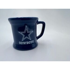 Dallas Cowboys NFL Shot Mug Navy Blue White Star Logo Diner Style